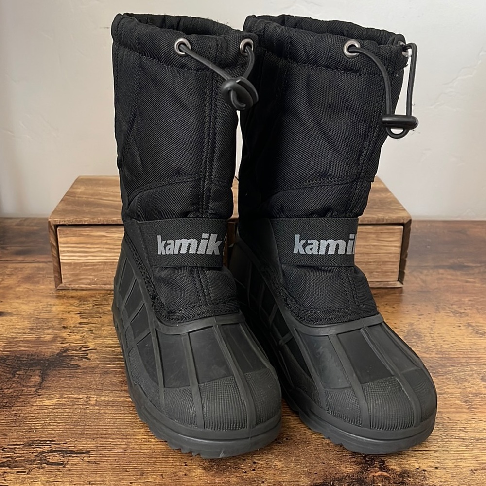 Kamik Kid's Winter Boots, Black, Kids Size: 13